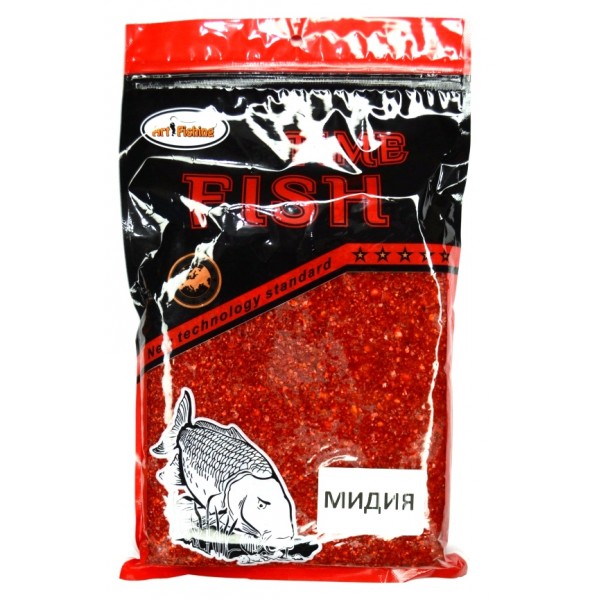 Рыбацкий пластилин, Art Fishing, 500г, вкус Мидия